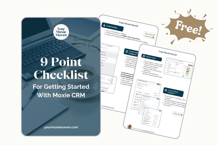 new 9 point checklist for getting started with moxie cover