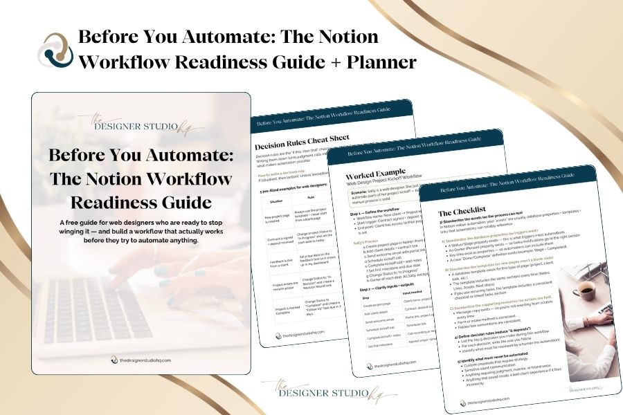 before you automate workflow readiness guide + planner